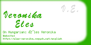 veronika eles business card